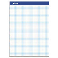 Ampad Quad Double Sheet Pad, Quadrille Rule (4 sq/in), 100 White 8.5 x 11.75 Sheets (20210)