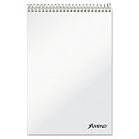 Ampad Steno Pads, Gregg Rule, Green Cover, 80 Green-Tint 6 x 9 Sheets, 6/Pack (25278)