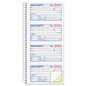 Adams 2-Part Receipt Book, Two-Part Carbonless, 4.75 x 2.75, 4 Forms/Sheet, 200 Forms Total (SC1152)