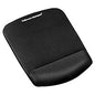 Fellowes PlushTouch Mouse Pad with Wrist Rest, 7.25 x 9.37, Black (9252001)