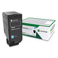 Lexmark 74C0HCG High-Yield Toner, 12,000 Page-Yield, Cyan