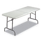 Iceberg IndestrucTables Too 1200 Series Folding Table, 30w x 72d x 29h, Platinum (65463)