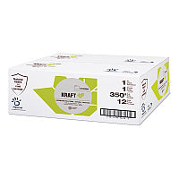 Papernet Kraft Tech Hardwound Paper Towel, Kraft, 1-Ply, 5.5 x 5.5, Brown, 350 ft/Roll, 12 Rolls/Carton (410095)