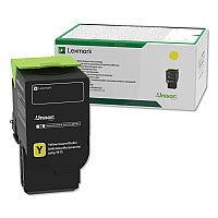 Lexmark 78C10Y0 Return Program Toner, 1,400 Page-Yield, Yellow