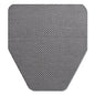 TOLCO Komodo Urinal Mat, 18 x 20, Gray, 6/Carton (220209)