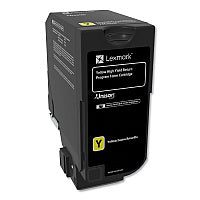 Lexmark 74C1HY0 Return Program Unison High-Yield Toner, 12,000 Page-Yield, Yellow