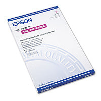 Epson Matte Presentation Paper, 4.9 mil, 11 x 17, Matte Bright White, 100/Pack (S041070)