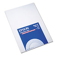 Epson Premium Photo Paper, 10.4 mil, 13 x 19, High-Gloss White, 20/Pack (S041289)