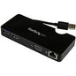StarTech Travel Docking Station for Laptops - HDMI or VGA - USB 3.0 - Porta