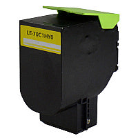 Elite 70C1HY0 Return Program High-Yield Toner, 3,000 Page-Yield, Yellow