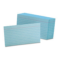 Oxford Ruled Index Cards, 3 x 5, Blue, 100/Pack (7321BLU)