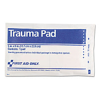 First Aid Only SmartCompliance Trauma Pad, Sterile, 5 x 9 (FAE5012)