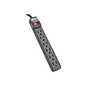 Tripp Lite Power Strip 6-Outlet 5-15R AC 6ft Cord 5-15P Black Housing 120V
