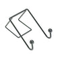 Fellowes Partition Additions Wire Double-Garment Hook, 4 x 5.13 x 6, Over-the Panel Mount, Black (75510)
