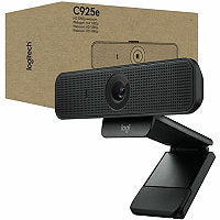 Logitech C925e Business Webcam, HD 1080p/30fps Video, Light Correction, Aut