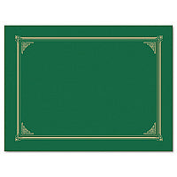 Geographics Certificate/Document Cover, 12.5 x 9.75, Green, 6/Pack (47399)