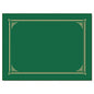 Geographics Certificate/Document Cover, 12.5 x 9.75, Green, 6/Pack (47399)