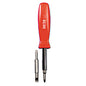 4 in-1 Screwdriver w/Interchangeable Phillips/Standard Bits, Assorted Colors