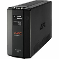APC Back-UPS 850, Compact Tower, 850VA, 120V, AVR, LCD, 8 NEMA outlets (4 s