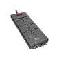 Tripp Lite Surge Protector Power Strip 12 Outlet 2 USB Ports Tel/Modem/Coax