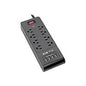 Tripp Lite Surge Protector Power Strip 8-Outlets 4 USB Ports 6ft Cord Black