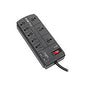Tripp Lite Surge Protector Strip 8-Outlet 2 USB Charging Ports 8ft Cord