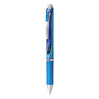 Pentel EnerGel RTX Gel Pen, Retractable, Medium 0.7 mm, Blue Ink, Blue/Light Blue Barrel (BL77C)