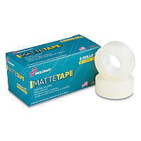 AbilityOne 7510015806226, SKILCRAFT Office Tape Matte Finish, 1" Core, 0.75" x 83.33 ft, Clear, 6/Pack