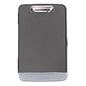 Universal Storage Clipboard with Pen Compartment, 0.5" Clip Capacity, Holds 8.5 x 11 Sheets, Black (UNV40319)