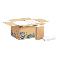 Pacific Blue(TM) Basic C-Fold Paper Towels, 1-Ply, White, 2400 Towels (20603)
