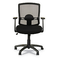 Alera Etros Series Mesh Mid-Back Chair, Supports Up to 275 lb, 18.03" to 21.96" Seat Height, Black (ALEET42ME10B)