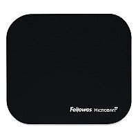 Fellowes Mouse Pad with Microban Protection, 9 x 8, Black (5933901)