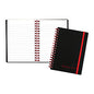 Black n' Red Flexible Cover Twinwire Notebooks, SCRIBZEE Compatible, 1-Subject, Wide/Legal Rule, Black Cover, (70) 5.88 x 4.13 Sheets (F67010)