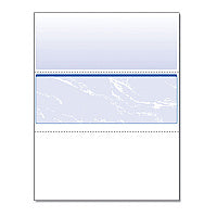 DocuGard Standard Security Check, 11 Features, 8.5 x 11, Blue Marble Middle, 500/Ream (04509)