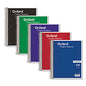Oxford Coil-Lock Wirebound Notebook, 3-Hole Punched, 5-Subject, Medium/College Rule, Randomly Assorted Covers, (200) 11 x 8.5 Sheets (65581)