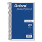 Oxford Coil-Lock Wirebound Notebooks, 3-Subject, Medium/College Rule, Randomly Assorted Cover Color, (150) 9.5 x 6 Sheets (65362)