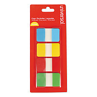 Universal Self Stick Index Tab, 1", Assorted Colors, 100/Pack (UNV99020)