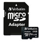 Verbatim 64GB Premium microSDXC Memory Card with Adapter, UHS-I V10 U1 Class 10, Up to 90MB/s Read Speed (44084)