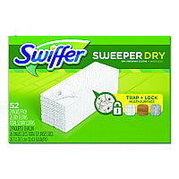 Dry Refill Cloths, White, 10.4" X 8", 52/box, 3 Boxes/carton