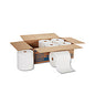 Pacific Blue(R) Hardwound Roll Paper Towels, White, 1,000-ft. 6 Rolls (26100)