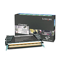 Lexmark C734A1KG Return Program Toner, 8,000 Page-Yield, Black