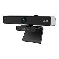 4K HD Webcam with 5x Digital Zoom and Dual Stereo Noise Cancelling Mics