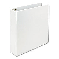 Samsill Earth's Choice Plant-Based D-Ring View Binder, 3 Rings, 2" Capacity, 11 x 8.5, White (16967)