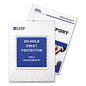 C-Line Top-Load No-Hole Sheet Protectors, Heavyweight, Clear, 2" Capacity, 25/Box (62907)