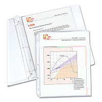C-Line Standard Weight Polypropylene Sheet Protectors, Clear, 2", 11 x 8.5, 50/Box (62037)
