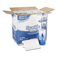 Sparkle(R) Professional Kitchen Paper Towels, 2-Ply, 11 x 8.8, White, 70 Sheet Rolls, 30 Rolls (2717201)