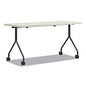 HON Between Nested Multipurpose Tables, Rectangular, 48w x 24d x 29h, Silver Mesh/Loft (PT2448NSB9LT)