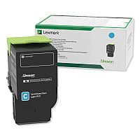 Lexmark 78C1XC0 Return Program Extra High-Yield Toner, 5,000 Page-Yield, Cyan