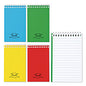 National Paper Paper Blanc Xtreme White Wirebound Memo Pads, Narrow Rule, Randomly Assorted Cover Colors, 60 White 3 x 5 Sheets (31120)