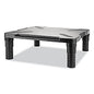 Innovera Single Level Monitor Riser, 13.13" x 13.5" x 4.92" to 7.28", Black (IVR55010)